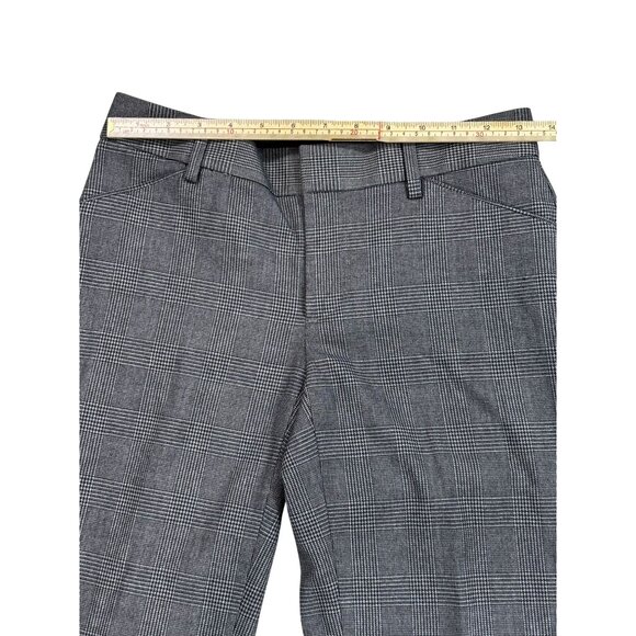 Gap Perfect Trouser Glen Plaid Stretch Wide-Leg Pants 00R - Picture 8 of 11